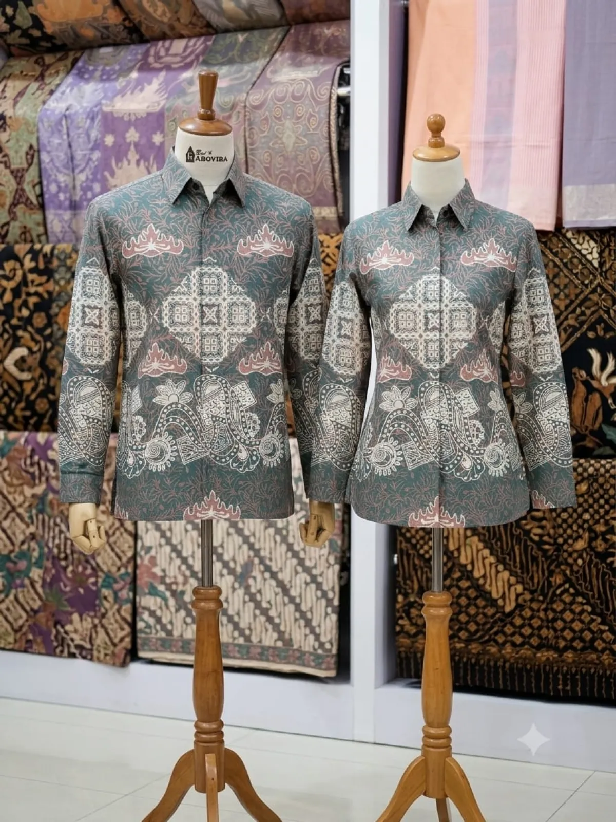 Batik Gabovira Khas Lampung@Batik Katun Cap Doby
