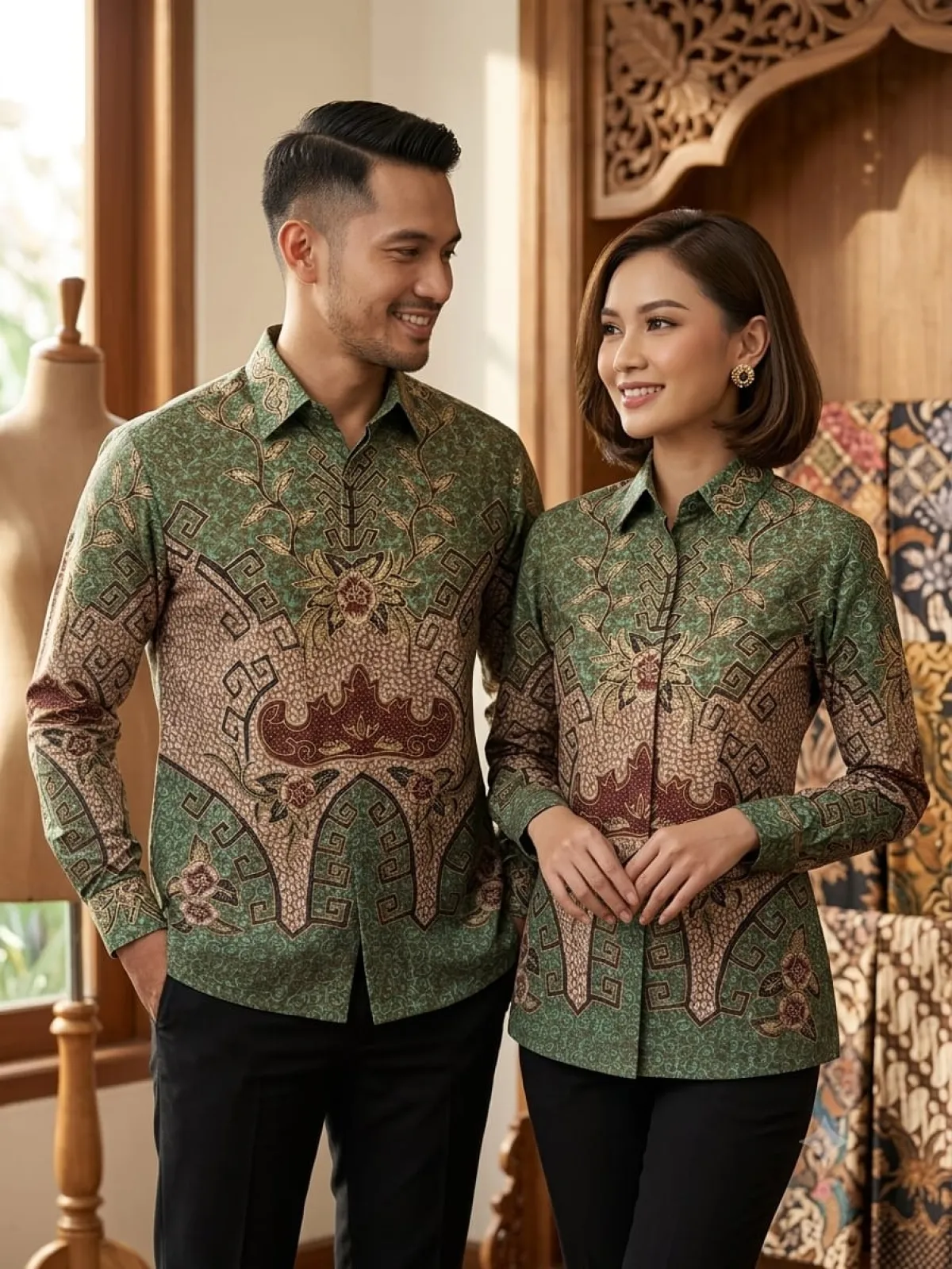 Batik Gabovira Khas Lampung@Batik Tulis Sutra ATBM Prada