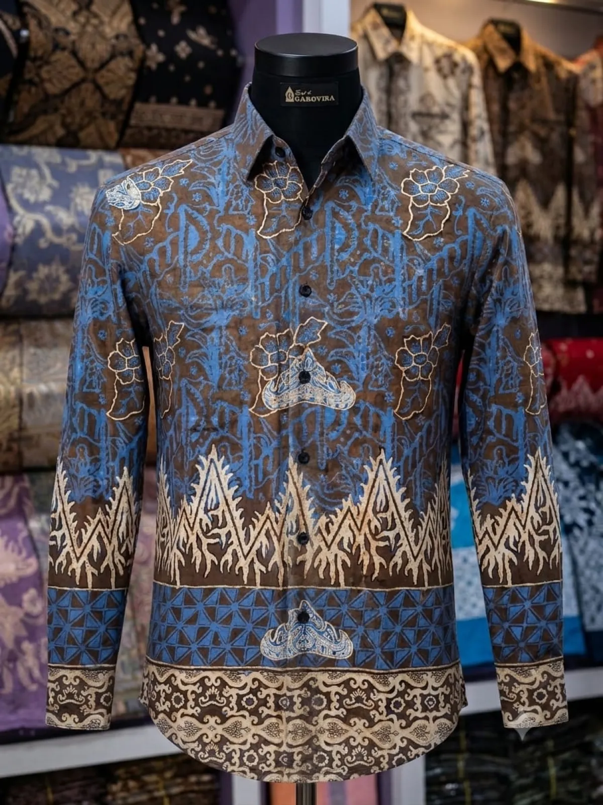 Batik Gabovira Khas Lampung@Batik Katun Cap Doby Prada