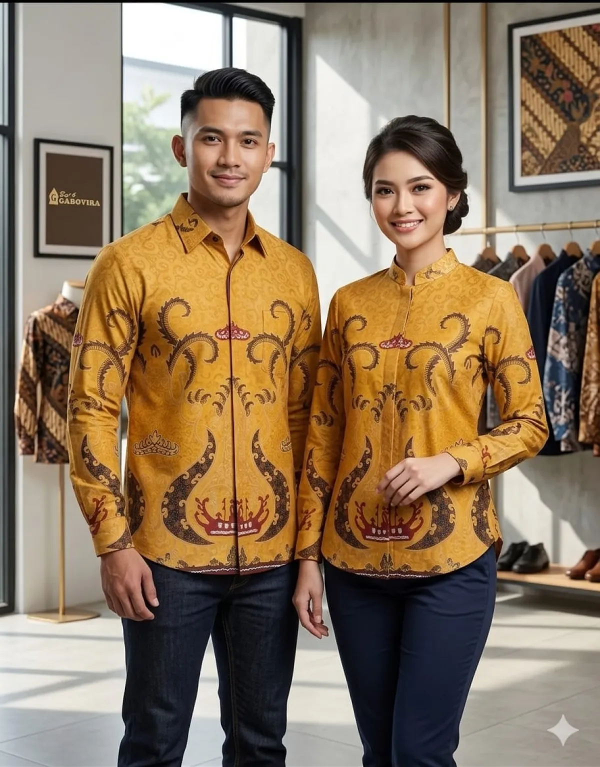 Batik Gabovira Khas Lampung@Batik Katun Tx Printing