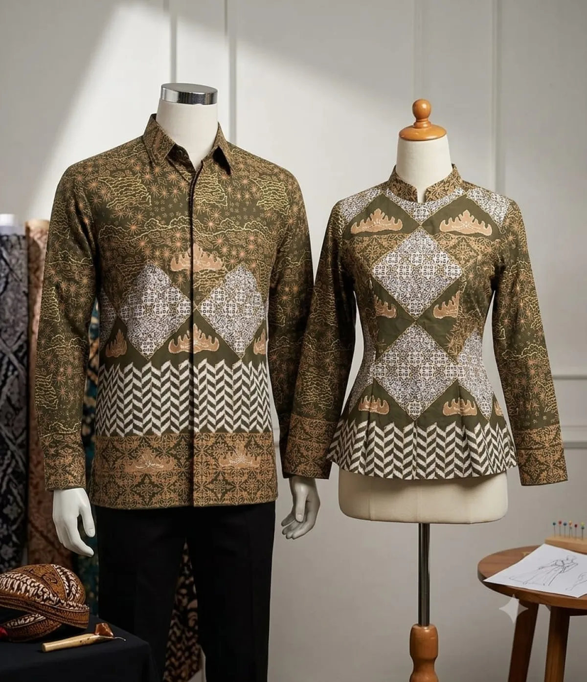 Batik Gabovira Khas Lampung@Batik Katun Cap Prada